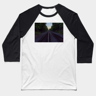 Rail Fan Baseball T-Shirt